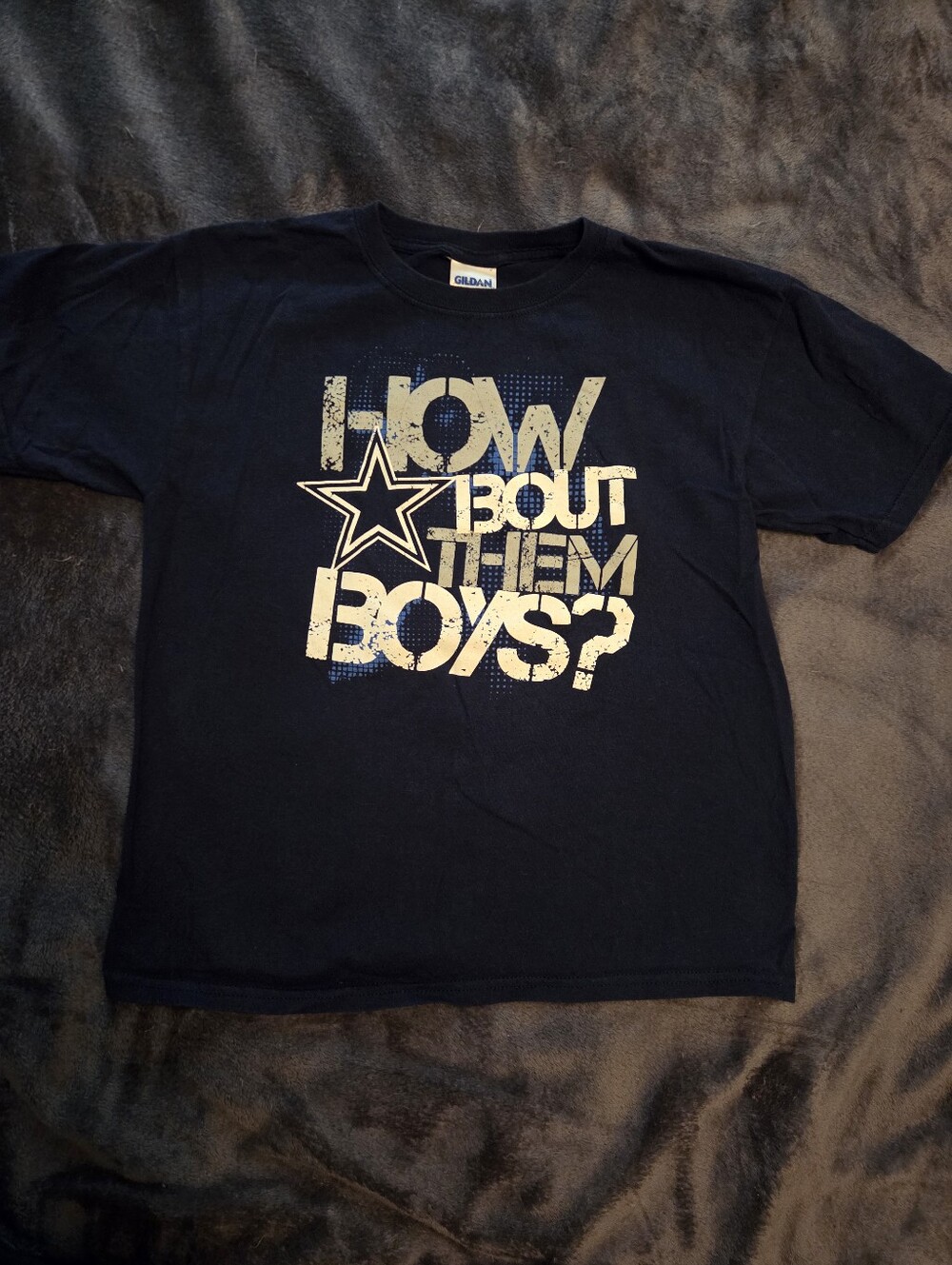 Youth Dallas Cowboys Tshirt How Bout Them Cowboys NFL Football Size XL